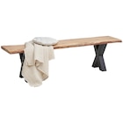 SITZBANK 170/45/40 cm Schwarz, Akaziefarben Akazie vollmassiv von Ambia Home für 199,00 € bei XXXLutz Möbelhäuser im Angebot SITZBANK 170/45/40 cm Schwarz, Akaziefarben Akazie vollmassiv von Ambia Home im aktuellen XXXLutz Möbelhäuser Prospekt