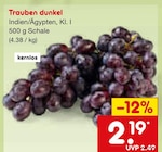 Trauben dunkel im Angebot bei Netto Marken-Discount in Karlsruhe Trauben dunkel Angebote bei Netto Marken-Discount Karlsruhe für 2,19 €