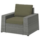 Aktuelles Sessel/außen dunkelgrau/Frösön/Duvholmen dunkles Beigegrün Angebot bei IKEA in Wuppertal ab 249,00 €