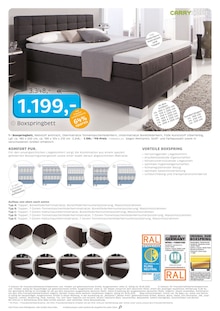 Boxspringbett im aktuellen XXXLutz Möbelhäuser Prospekt (Bochum) Boxspringbett im XXXLutz Möbelhäuser Prospekt "junges wohnen" mit 20 Seiten (Bochum)