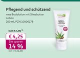 mea - meine apotheke - Bodylotion mit Sheabutter Angebot im Prospekt Bodylotion mit Sheabutter bei mea - meine apotheke im Prospekt "" für 4,25 €