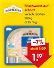 Frischwurst-Aufschnitt Angebote von Hofmaier bei Netto Marken-Discount Moers für 1,19 €
