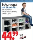 Schuhregal mit Sitzkissen Angebote bei Wreesmann Aurich für 44,99 €