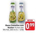 Cremefine zum Kochen 7% Fett im Angebot bei E center in Rodgau Cremefine zum Kochen 7% Fett Angebote von Rama bei E center Rodgau für 0,99 €