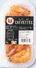 Crevettes Cuites - U en promo chez Super U Besançon à 2,40 €