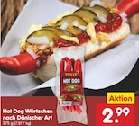 Hot Dog Würstchen nach Dänischer Art bei Netto Marken-Discount im Heiligenhafen Prospekt für 2,99 €