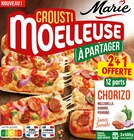 PIZZA CROUSTI MOELLEUSE CHORIZO surgelée MARIE - MARIE - Auchan Hypermarché à Périgueux PIZZA CROUSTI MOELLEUSE CHORIZO surgelée MARIE - MARIE en promo chez Auchan Hypermarché Périgueux à 6,99 €