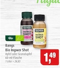 Bio Ingwer Shot Apfel im Angebot bei Markant in Kiel Bio Ingwer Shot Apfel Angebote von Bangs bei Markant Kiel für 1,49 €