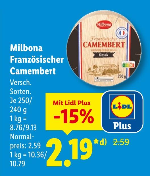 Französischer Camembert