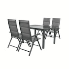 Lidl - Alu-Gartenmöbelset, 5-tlg. Angebot im Prospekt Alu-Gartenmöbelset, 5-tlg. bei Lidl im Prospekt "" für 319,00 €