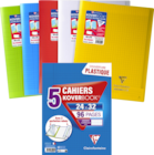 LOT DE 5 KOVERBOOK CLAIREFONTAINE - CLAIREFONTAINE dans le catalogue Auchan Hypermarché