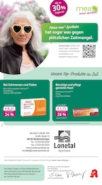 Aktueller mea - meine apotheke Apotheken Prospekt für Niederstotzingen: Unsere Juli-Angebote mit 4} Seiten, 01.07.2025 - 31.07.2025
