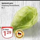 Spitzkohl grün im Angebot bei GLOBUS in Oberhausen Spitzkohl grün Angebote bei GLOBUS Oberhausen für 1,29 €