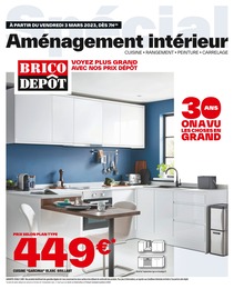 Prospectus Brico Dépôt "Aménagement intérieur", 44 pages, 03/03/2023 - 23/03/2023