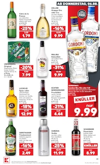 Gin im aktuellen Kaufland Prospekt (Magdeburg) Gin im Kaufland Prospekt "Hier bin ich richtig" mit 75 Seiten (Magdeburg)