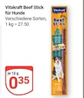 Beef Stick für Hunde im Angebot bei GLOBUS in Kempen Beef Stick für Hunde Angebote von Vitakraft bei GLOBUS Kempen für 0,35 €