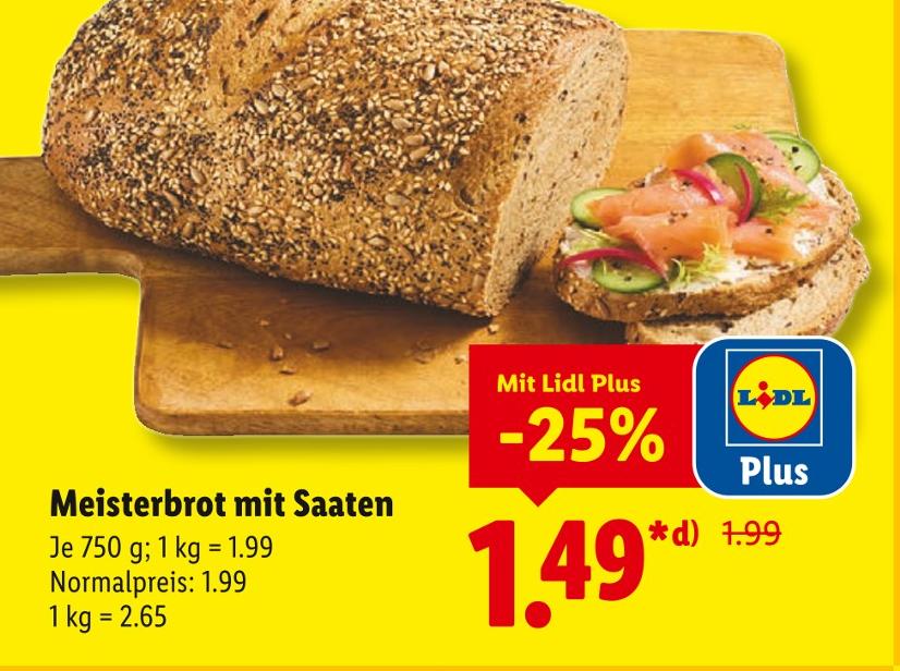 Meisterbrot mit Saaten