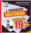 Doppel-Set Faserdecke im Angebot bei wohnstore Petzold in Cottbus Doppel-Set Faserdecke Angebote bei wohnstore Petzold Cottbus für 19,00 €
