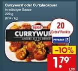 Currywurst oder Currykrakauer Angebote bei Netto Marken-Discount Krefeld für 1,79 €