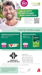 Aktueller mea - meine apotheke Prospekt (Saarbrücken) mea - meine apotheke Prospekt "Unsere August-Angebote" mit 4 Seiten (Saarbrücken)