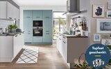 Aktuelle Küche Angebote bei HARDECK in Bergisch Gladbach Aktuelles Einbauküche Torna, seidengrau/aqua, inkl. Elektrogeräte Angebot bei HARDECK in Bergisch Gladbach ab 3.699,00 €