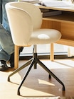 Chaise de bureau KATE en promo chez Maisons du Monde Chaise de bureau KATE dans le catalogue Maisons du Monde