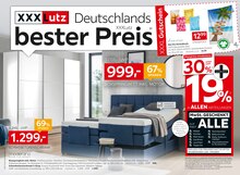 XXXLutz Möbelhäuser Nützen Prospekt "Deutschlands bester Preis" mit 34 Seiten
