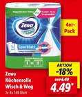Küchenrolle Wisch & Weg von Zewa für 4,49 € bei Lidl im Angebot Küchenrolle Wisch & Weg von Zewa im aktuellen Lidl Prospekt