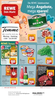 Aktueller REWE Prospekt "Dein Markt" Seite 1 von 35 Seiten für Essen