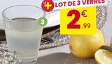 3 verres striés transparents - Stokomani à Vandœuvre-lès-Nancy 3 verres striés transparents en promo chez Stokomani Vandœuvre-lès-Nancy à 2,99 €