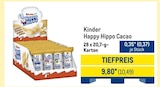 Happy Hippo Cacao von Kinder im aktuellen METRO Prospekt für 10,49 €