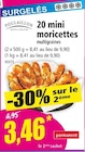 20 mini moricettes multigraines à Norma dans Arracourt