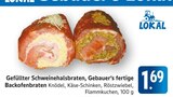 Gefüllter Schweinehalsbraten Angebote von Gebauer's bei E center Göppingen für 1,69 €