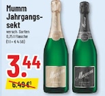 Jahrgangssekt im Angebot bei Marktkauf in Iserlohn Jahrgangssekt Angebote von Mumm bei Marktkauf Iserlohn für 3,44 €