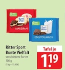 Ritter Sport Bunte Vielfalt bei famila Nordost im Prospekt "" für 1,19 €