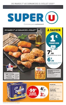 Prospectus Super U à Moûtiers, "Super U", 32 pages de promos valables du 01/07/2025 au 13/07/2025
