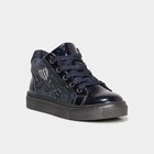 Baskets montantes zippées vernies bleu marine fille à 14,99 € dans le catalogue La Halle