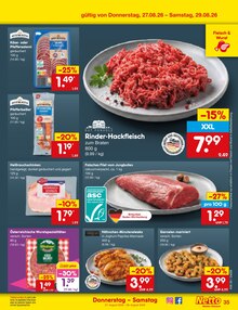 Rindfleisch im aktuellen Netto Marken-Discount Prospekt (Augsburg) Rindfleisch im Netto Marken-Discount Prospekt "Aktuelle Angebote" mit 68 Seiten (Augsburg)