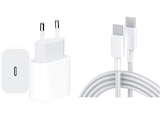 Aktuelles Fast Charger für iPhone 15 und 16 / Pro Max Plus Ladekabel, Ladegerät, Adapter Apple, Weiß Angebot bei MediaMarkt Saturn in Dortmund ab 14,99 €