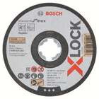 Disques à tronçonner pour acier inoxydable X-Lock 125 mm x 1mm - BOSCH en promo chez Screwfix Caen à 9,36 €