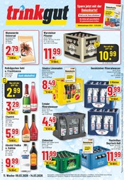 Aktueller Trinkgut Getränkemärkte Prospekt in Moringen und Umgebung, "Aktuelle Angebote" mit 10 Seiten, 09.03.2026 - 14.03.2026