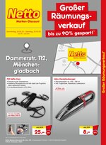 Netto Marken-Discount Prospekt "Großer Räumungsverkauf - Bis zu 90% gespart!", 2 Seiten, für Wegberg, 17.02.2020 - 22.02.2020 Netto Marken-Discount Prospekt "Großer Räumungsverkauf - Bis zu 90% gespart!", 2 Seiten, für Wegberg, 17.02.2020 - 22.02.2020