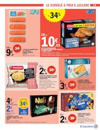 Offre Saumon surgelé dans le catalogue E.Leclerc du moment à la page 19