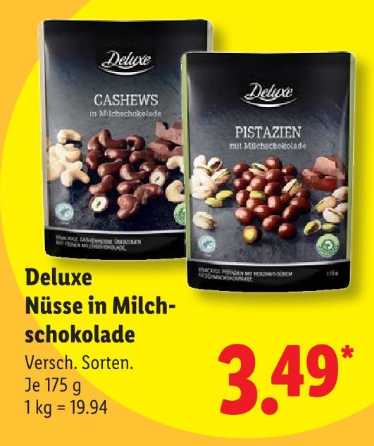 Pistazien mit Milchschokolade