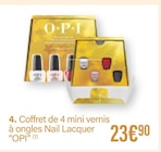 Coffret de 4 mini vernis à ongles Nail Lacquer - OPI en promo chez Monoprix Le Mans à 23,90 €