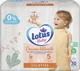 Culottes Lotus Baby Douceur Naturelle - Lotus Baby dans le catalogue Casino Supermarchés