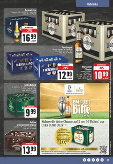 Bier im E center Prospekt "Aktuelle Angebote" mit 28 Seiten (Pulheim)
