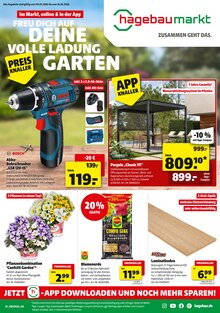 Hagebaumarkt Prospekt FREU DICH AUF DEINE VOLLE LADUNG GARTEN mit  Seiten in Brand und Umgebung