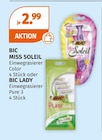 MISS SOLEIL Einwegrasierer Color von BIC im aktuellen Müller Prospekt für 2,99 €