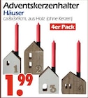 Adventskerzenhalter Häuser im Angebot bei Wreesmann in Cottbus Adventskerzenhalter Häuser Angebote bei Wreesmann Cottbus für 1,99 €